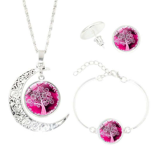 Aretes Árbol de la Vida con Piedras Preciosas - Image 7