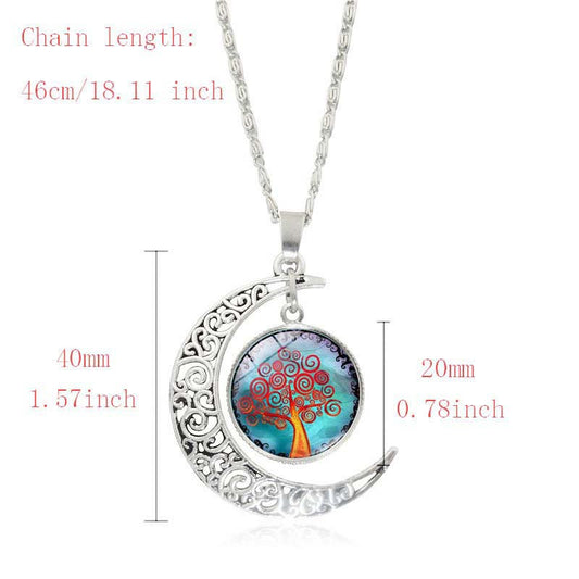 Aretes Árbol de la Vida con Piedras Preciosas - Image 2