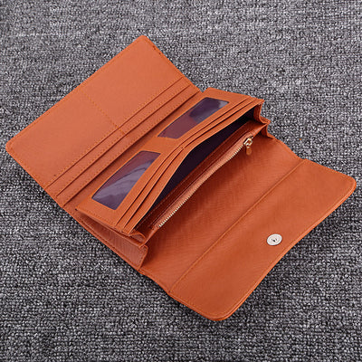 Cartera Larga de Moda Europea con Diseño Calado - Descuento Especial - Image 3