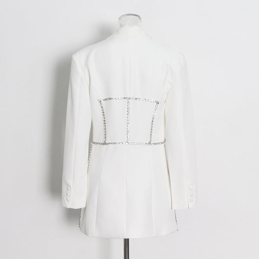 Vestido Sastre Corto Doble Botonadura - Diseño Elegante y Versátil - Image 9