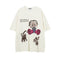 Playera Estampada con Personajes Animados Americanos