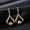Electroplated 18K Dorado And Plateado Freshwater Pearls Golden Morado Pearl