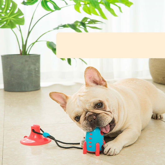 Juguete Mordedor Interactivo para Perros con Dispensador de Alimento