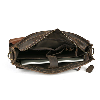 Bolso Crossbody para Laptop de Cuero Premium con Asa Simple - Image 24