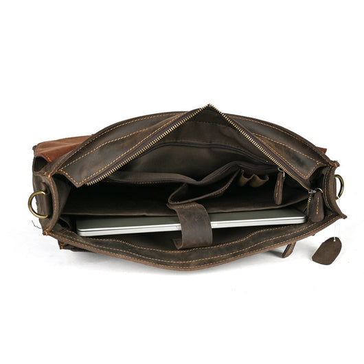 Bolso Crossbody para Laptop de Cuero Premium con Asa Simple - Image 24