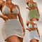 Bikini Tela Acanalada Verano - Traje de Baño Ajustado
