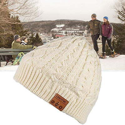 Gorro Tejido con Audífonos Inalámbricos Integrados Unisex