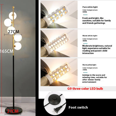 Lámpara de Piso Nórdica para Sala de Estar, Dormitorio y Estudio - Image 6