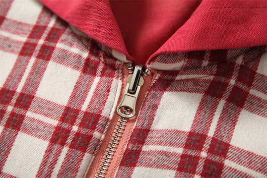 Chaqueta Reversible Hombre Diseño Cuadros Estampado Digital Moda Europea - Image 19