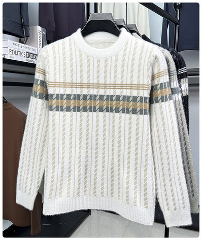 Suéter Holgado de Capas Base para Hombre - Image 37