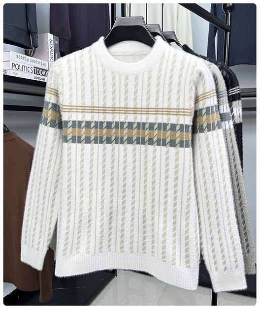 Suéter Holgado de Capas Base para Hombre - Image 37