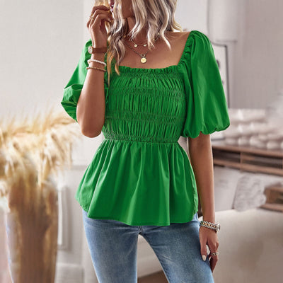 Blusa Cuello Cuadrado Efecto Reductor de Cintura - Image 6