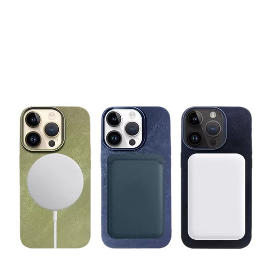 Funda Magnética de Cuero para Celular con Protección Anticaídas - Image 3
