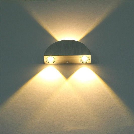 Lámpara Decorativa Semicircular LED en Aluminio para Interior - Image 2