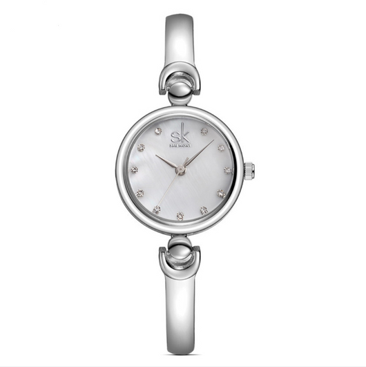 Reloj de Lujo para Mujer con Cristales Brillantes - Acero Inoxidable y Cuarzo - Image 2