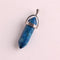 Natural Stone Hexagonal Prism Pendant 60