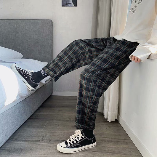Pantalones Harem Cuadrille Estilo Coreano Sueltos para Hombre - Image 8