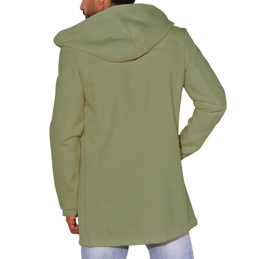 Abrigo de Lana Tipo Trench para Hombre - Image 20