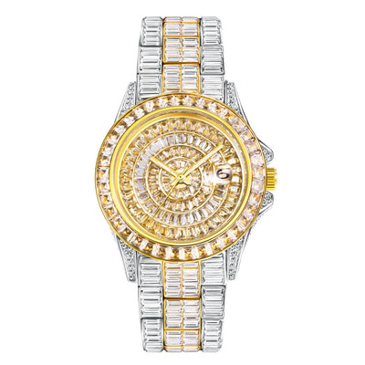 Reloj de Diamante Cuadrado Completo con Circonita de Alta Gama - Image 5