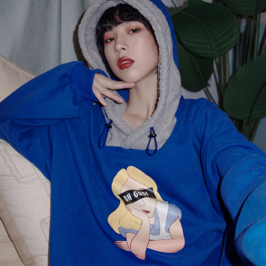 Sudadera con Capucha y Forro Polar Estampado Cartoon - Image 5