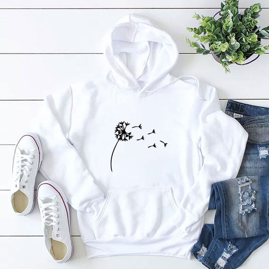 Sudadera Estampado Diente de León - Moda Rápida para Mujer - Image 4