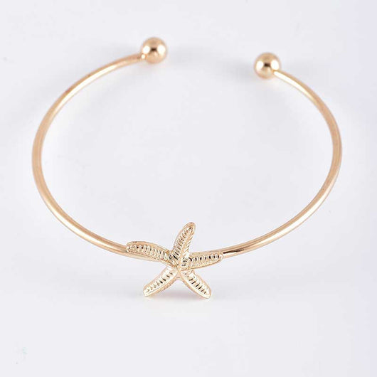 Pulsera Combinada de Perla y Concha de Estrella de Mar - Image 3