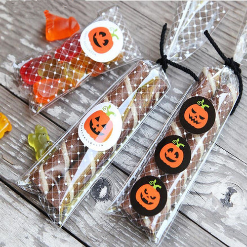 120 Pegatinas para Halloween con Calabazas, Fantasmas y Cupcakes