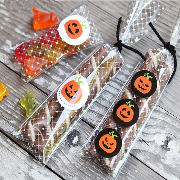 120 Pegatinas para Halloween con Calabazas, Fantasmas y Cupcakes