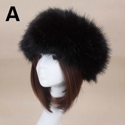Gorro Acolchado de Pelaje Sintético con Diseño Moderno