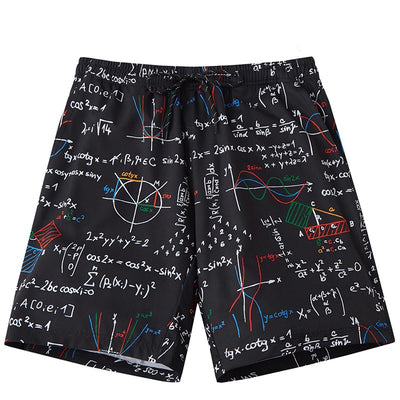 Pantalones de Baño Estampados Talla Grande - Shorts Casuales para Playa - Image 3