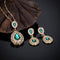Conjunto de Aretes y Collar de Cristal Brillante para Ocasiones Especiales
