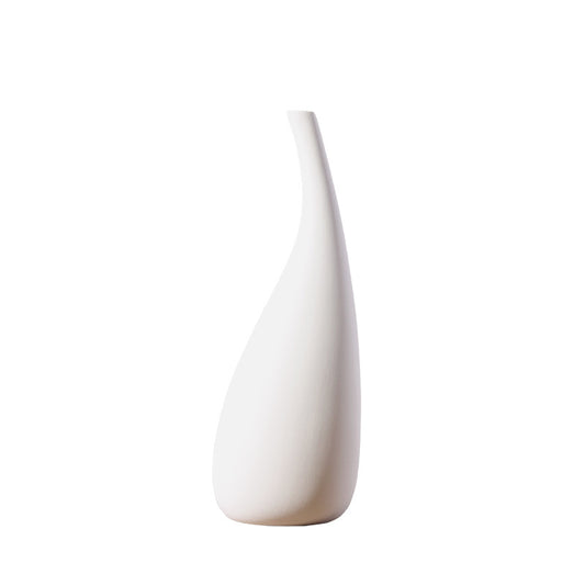 Florero Blanco Moderno Minimalista para Decoración del Hogar