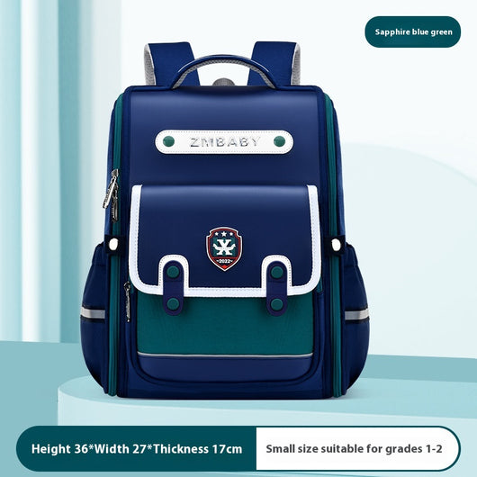 Mochila Escolar Sesame Baby Estilo Británico Grados 1-6 Ligera Niños y Niñas - Image 11