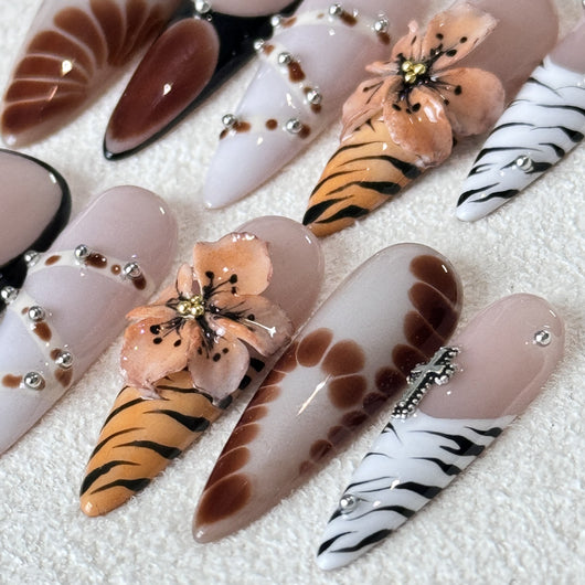Esmalte de Larga Duración Estilo Francés con Diseño Leopardo - Image 14