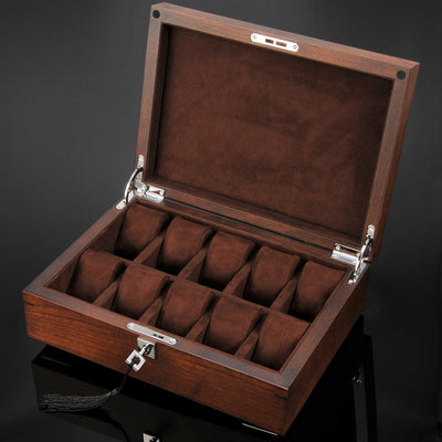 Caja Relojera de Madera de Olmo Estilo Ruso - Image 12
