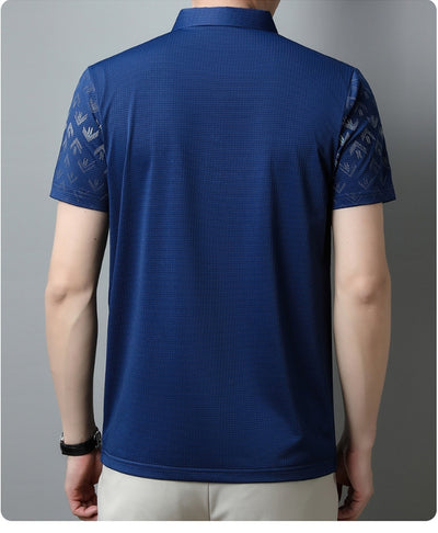 Polo Ejecutivo Ice Silk Manga Corta para Hombre - Secado Rápido y Estilo Business Casual - Image 17