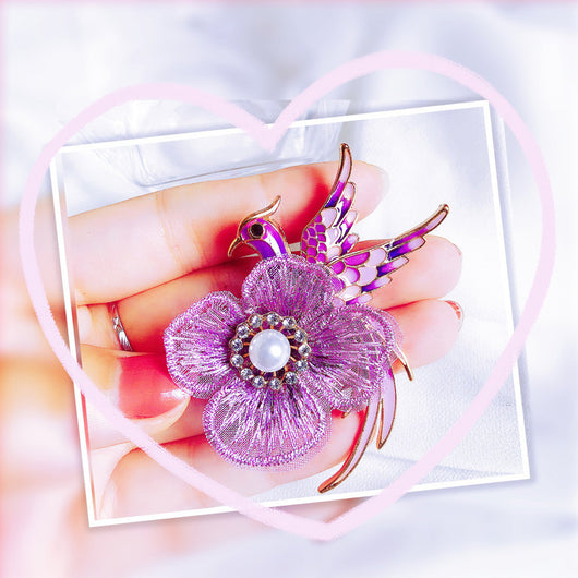 Broche Bordado Fénix - Alfiler de Ave Mitológica - Image 4