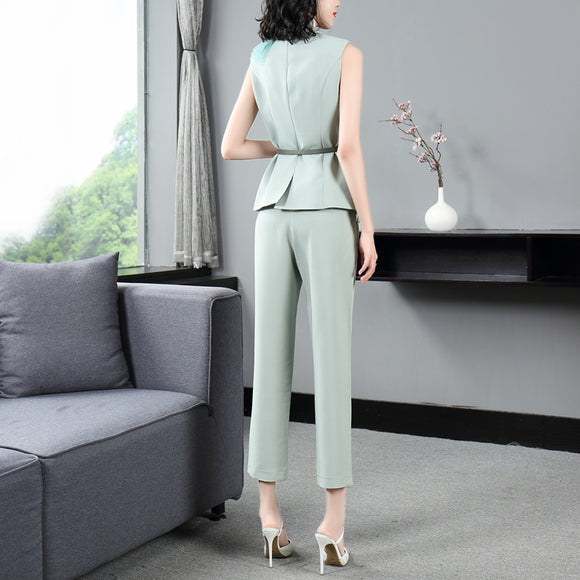 Conjunto de Chaleco y Pantalones para Mujer - Moda Verano