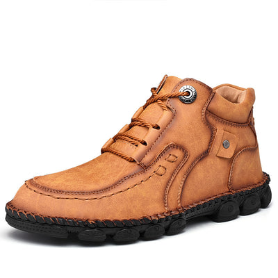 Botas de Cuero Estilo Británico Retro - Image 9