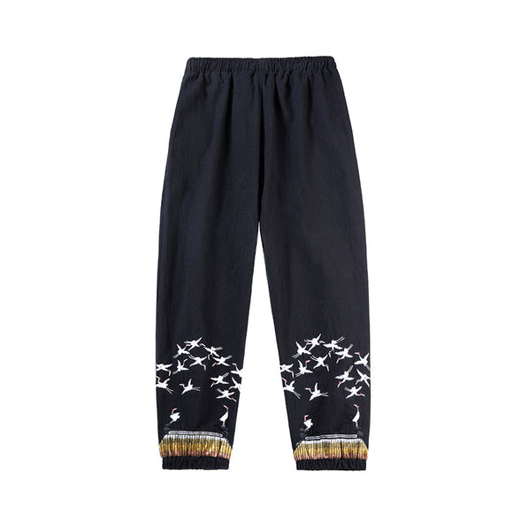 Pantalones Casuales Talla Grande Estilo Asiático para Hombre