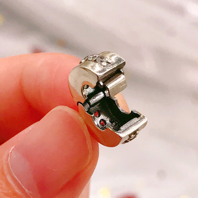 Clip Posicionador de Diamantes Dobles en Plata S925 - Image 3