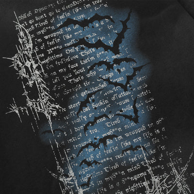 Playera Hombre Estampado Murciélago Dark Bat - Image 5
