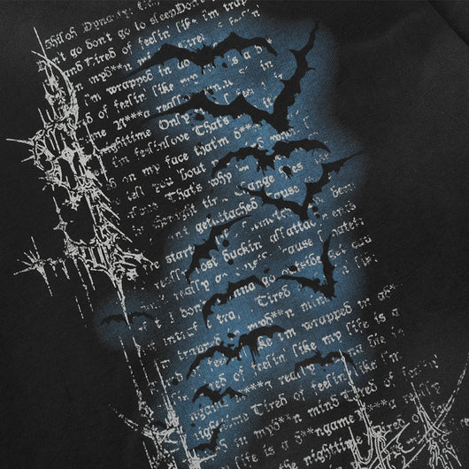 Playera Hombre Estampado Murciélago Dark Bat - Image 5
