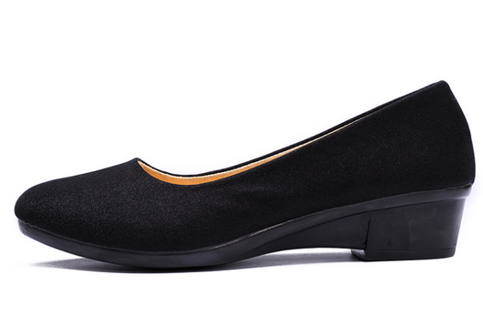 Zapatos de Trabajo Cómodos con Cuña Baja para Mamá - Image 5