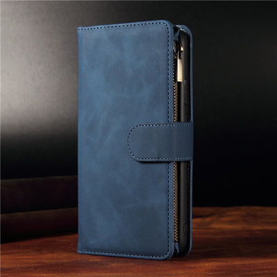 Funda Cartera Multifuncional de Cuero para Celular con Compartimentos para Tarjetas - Image 13