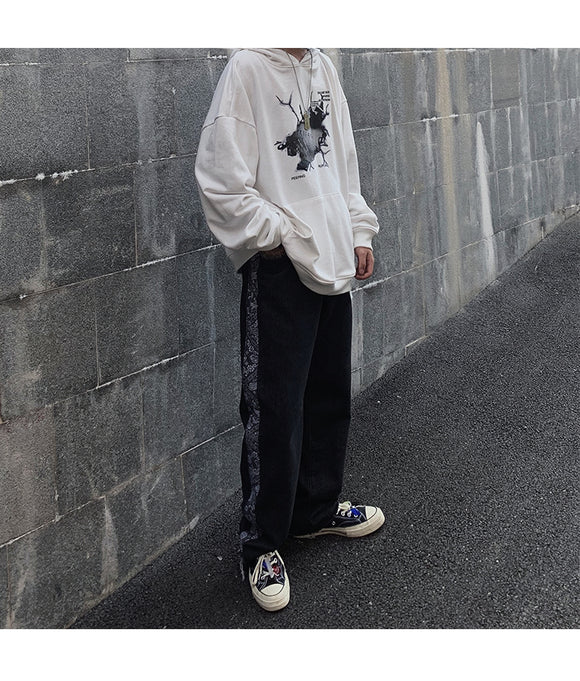 Sudadera con capucha de algodón suave y relajada