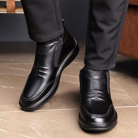 Botas Casuales de Cuero para Hombre - Invierno Clásico - Image 3