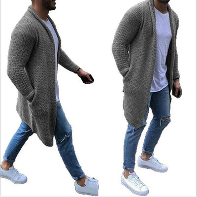 Cardigan Talla Plus Color Sólido - Suéter Versátil y Cómodo - Image 4