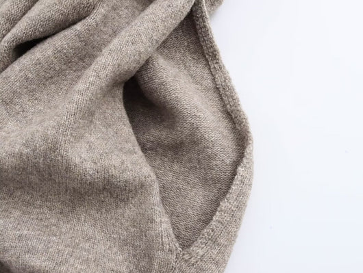 Abrigo Tejido Estilo Capa con Cuello Redondo Multiuso - Image 30
