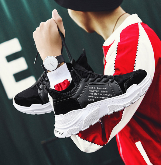 Zapatillas Deportivas Gruesas para Hombre - Estilo Casual Transpirable